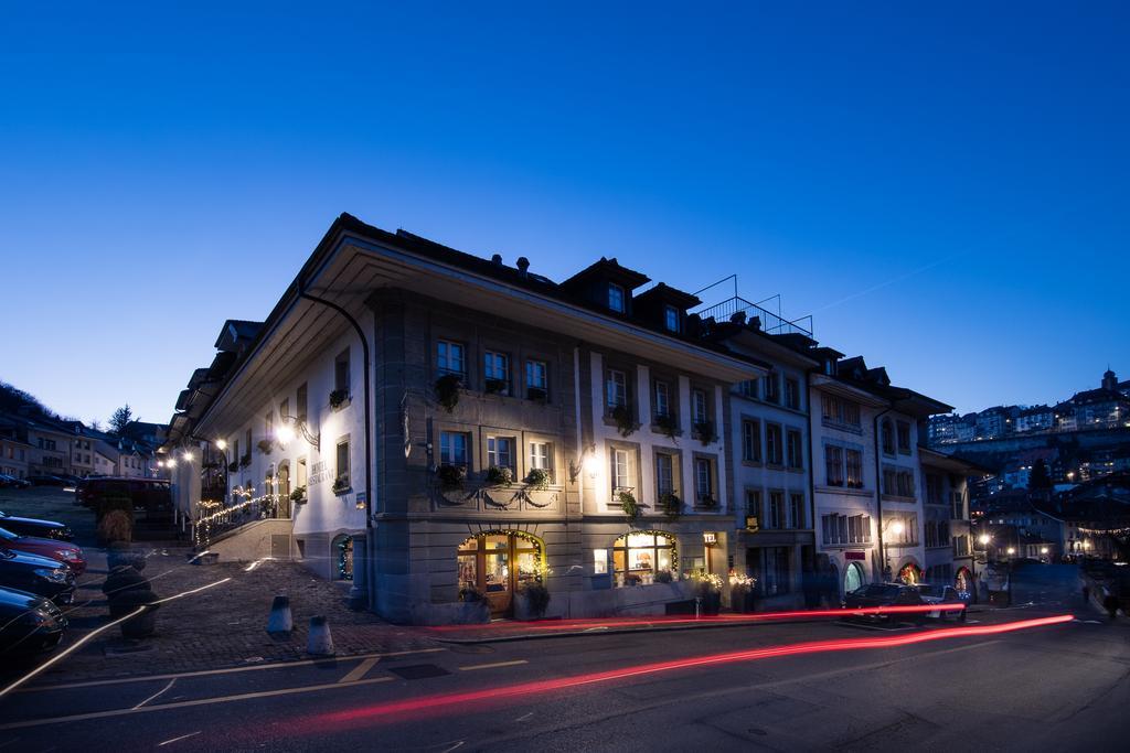 Hotel Restaurant Au Sauvage Fribourg Exterior photo